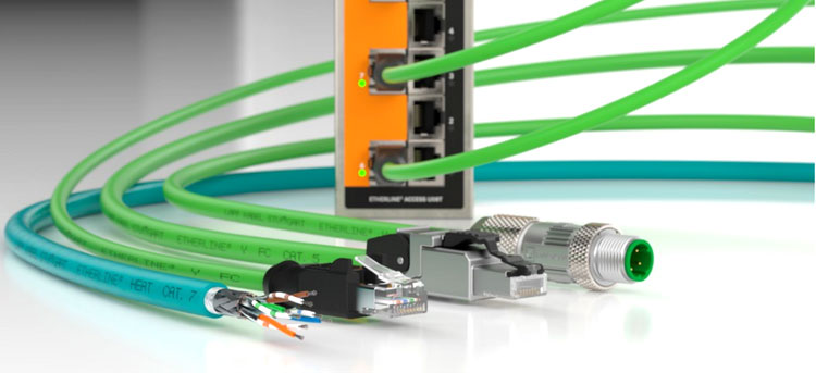 Ethernet-kaapelit teollisuuteen